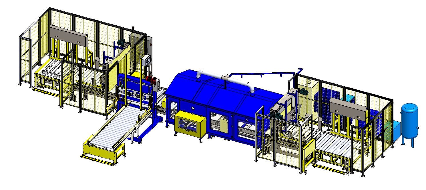 Case Packing & Shrink Wrapping Line